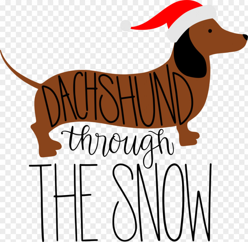 Puppy Dog Breed Dachshund Clip Art Snow PNG