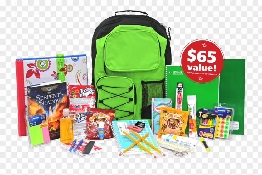 Backpack Child Bag School Supplies PNG