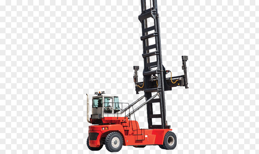 Crane Machine Kalmar Forklift Intermodal Container Reach Stacker PNG