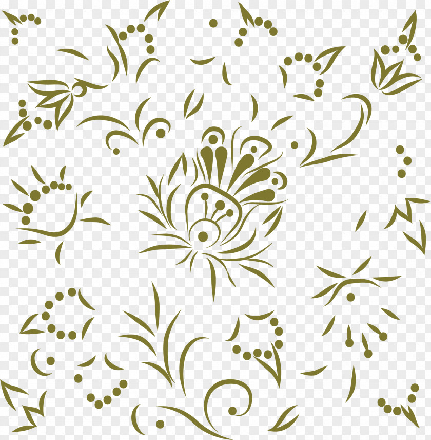 Hand Painted Green Flowers Floral Design IPhone X Motif Flower Pattern PNG