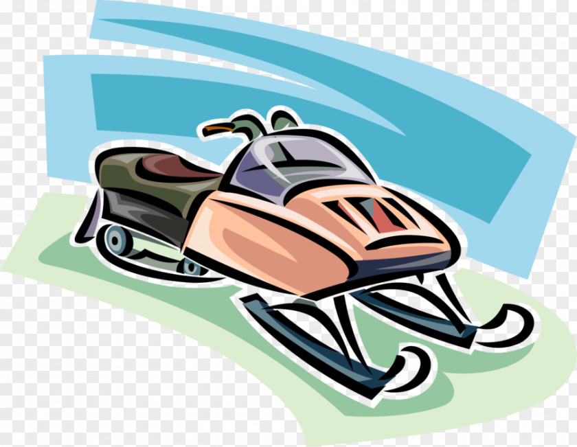 Animal Snowmobile Clip Art Image Illustration Vector Graphics PNG