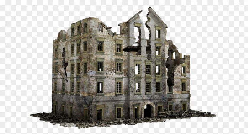 Building Ruins 3D Modeling Computer Graphics PNG