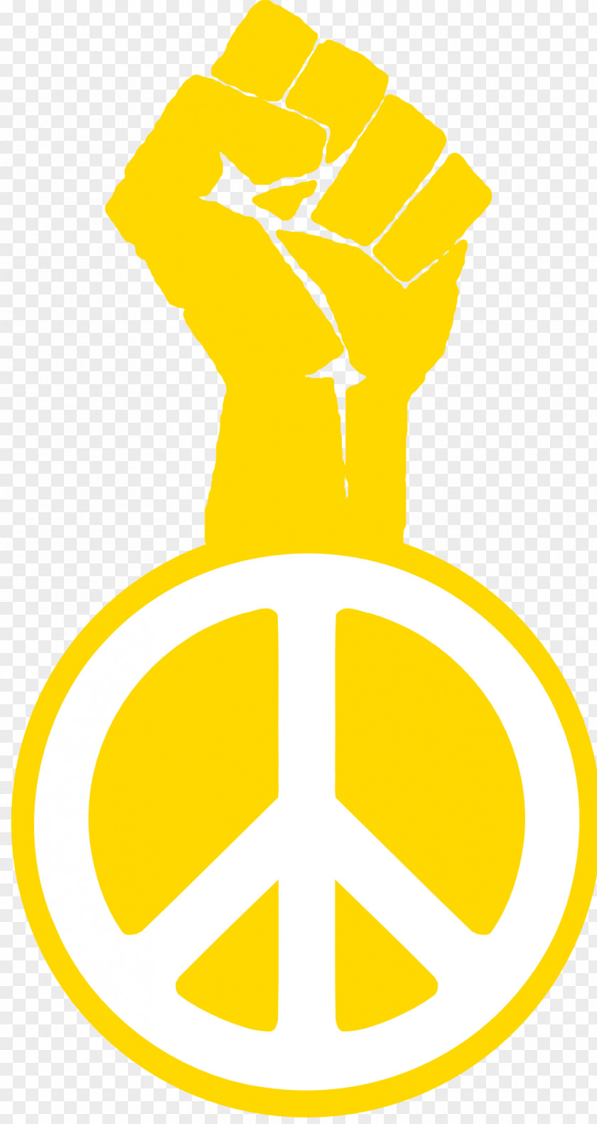 Peace Symbol Raised Fist Symbols Clip Art PNG