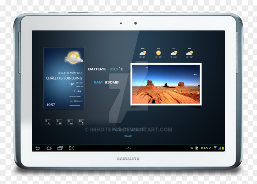 Samsung Galaxy Note 10.1 Brand Tablet Computers PNG