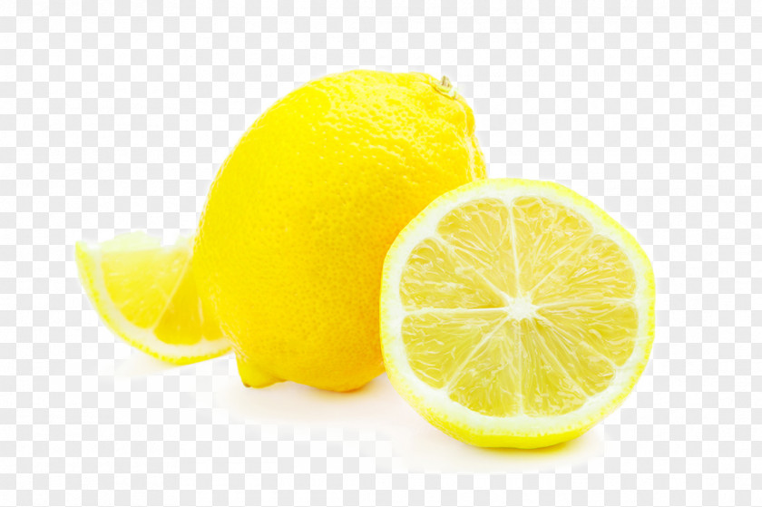 Yellow Lemon Slice Close-up HD Photography Lemon-lime Drink PNG
