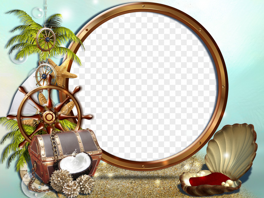 Conch Picture Frames Sea Mirror Computer Software PNG
