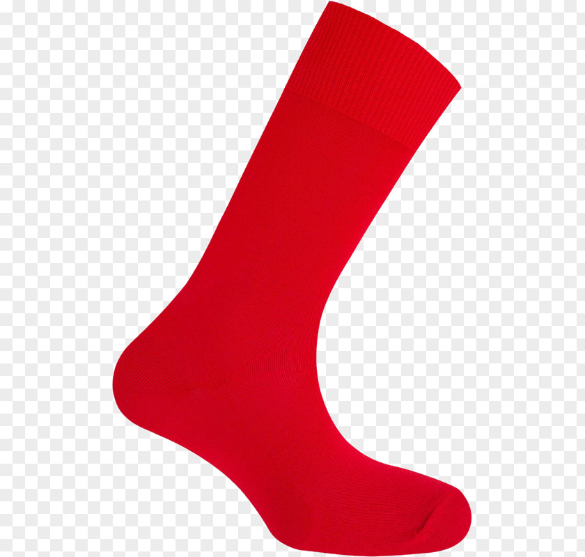 Rojo Red Sock Shoe White Color PNG