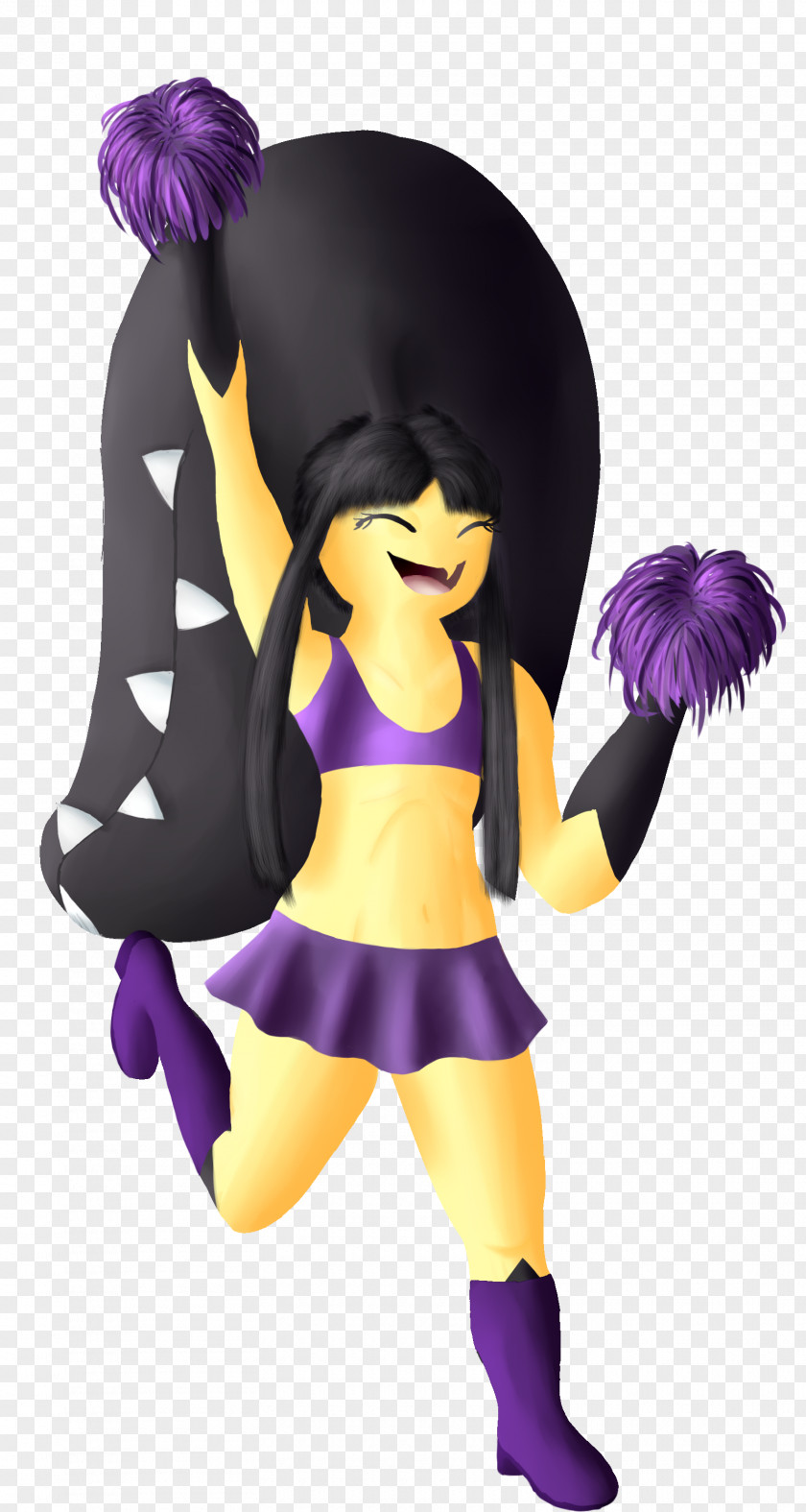 Abraccedilo Illustration Cartoon Purple Figurine Character PNG
