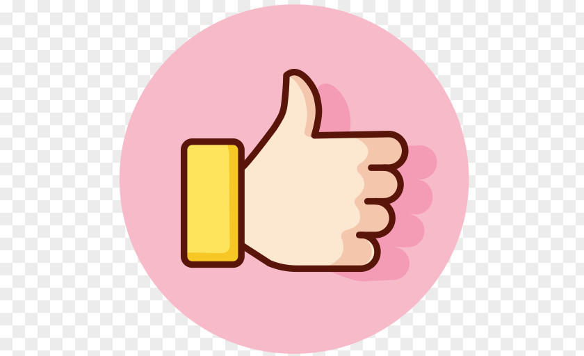 Gesture Hand Like Button PNG