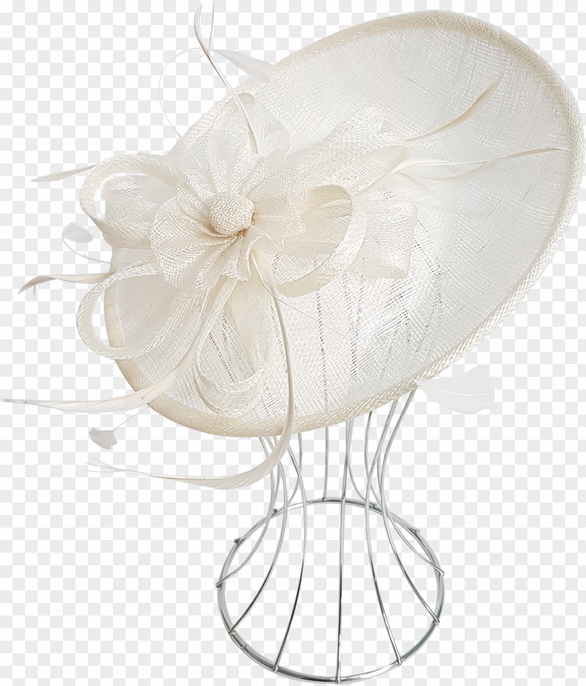 Offwhite Fascinator Hat Flower Headband Headgear PNG