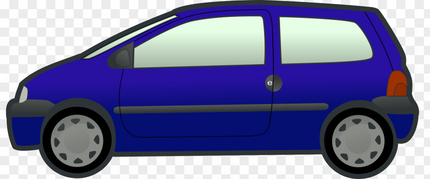 Cartoon Car Renault Twingo Clio Minivan PNG