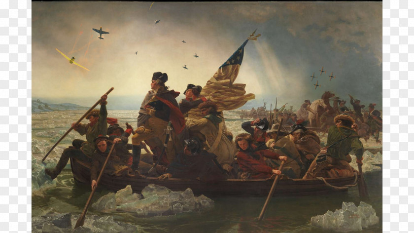 Pics Of The American Revolution George Washington's Crossing Delaware River Metropolitan Museum Art Washington PNG