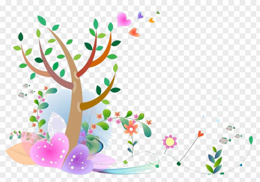 Simply Gorgeous Pen Background Spring Cartoon Painting PNG