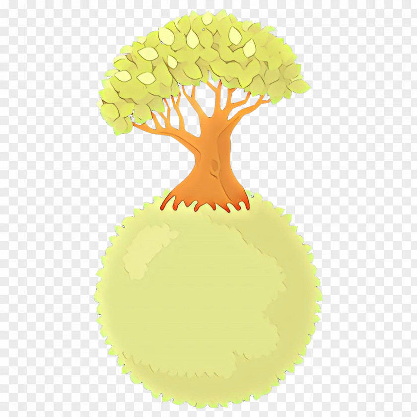 Yellow Tree Pom-pom Plant PNG