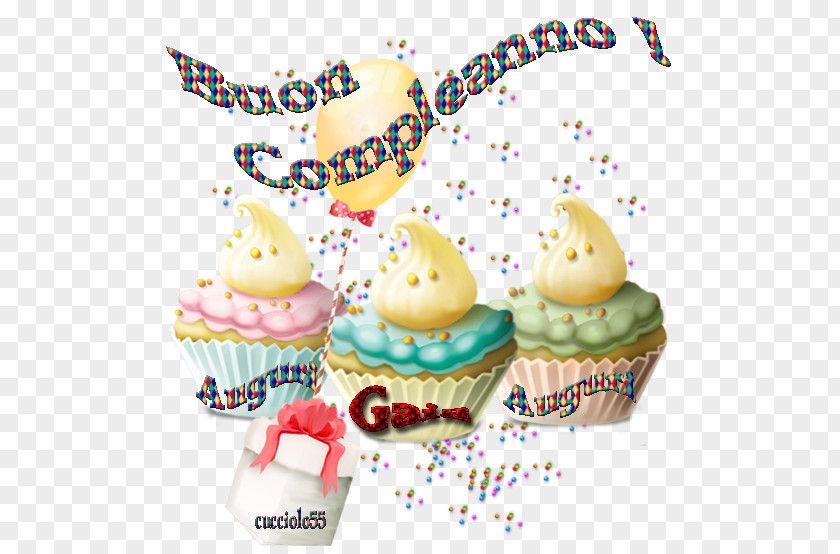 Birthday Cupcake Augur Frosting & Icing PNG