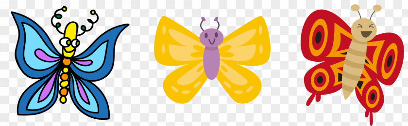 Cartoon Butterfly Clip Art PNG