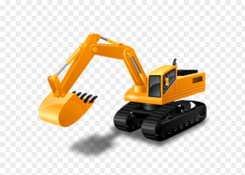 Excavator Heavy Machinery PNG