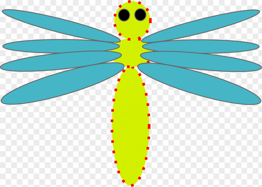 Insect Pollinator Symmetry Dragonfly Clip Art PNG
