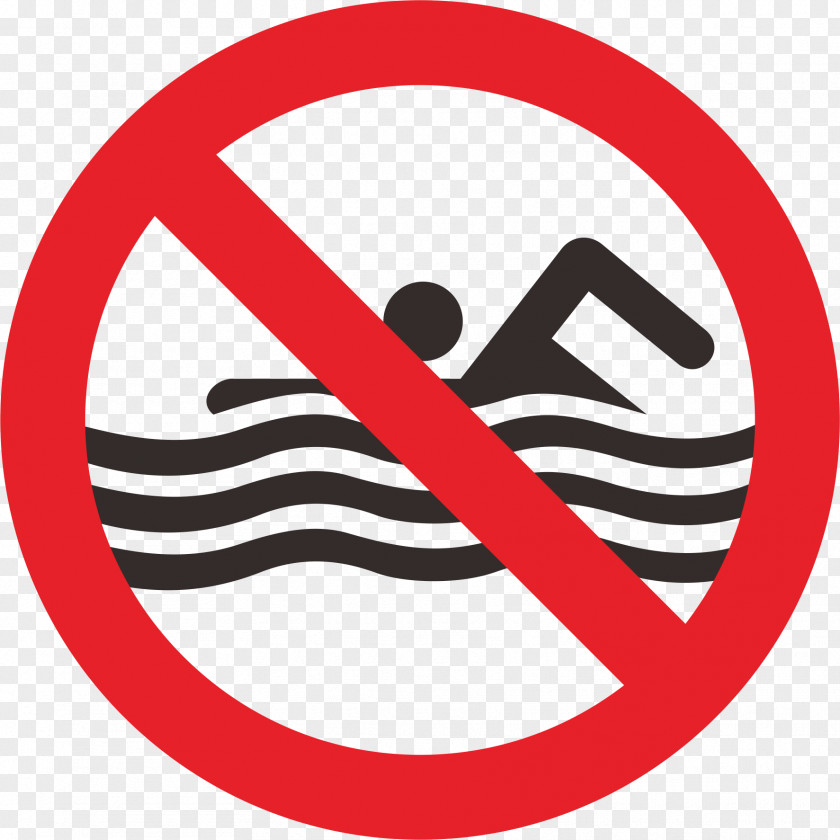 No Swimming Clip Art PNG