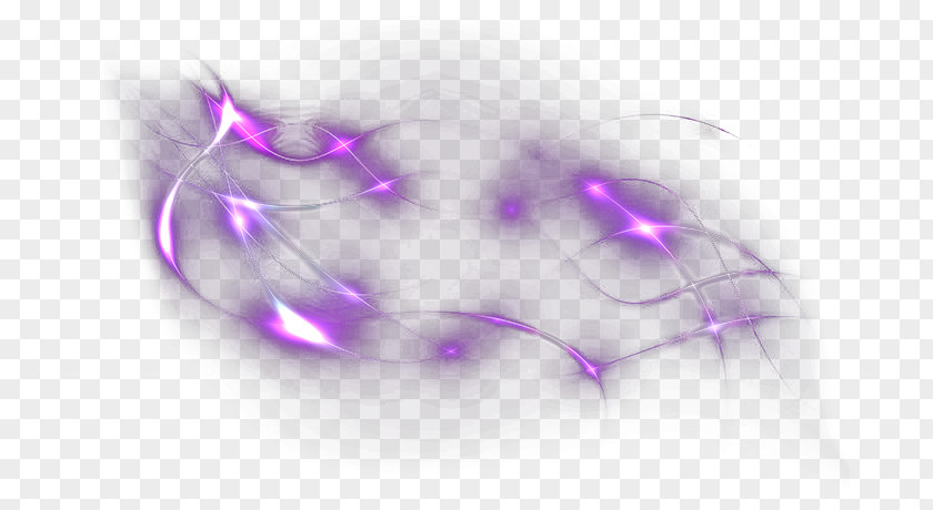 Purple Magic Beam Decorative Light Icon PNG