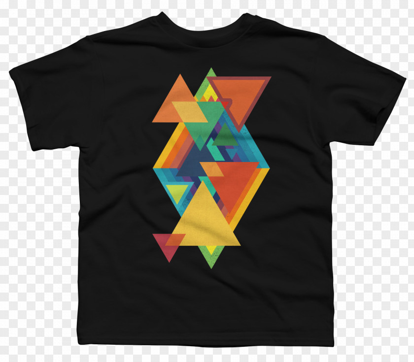 Triangle Collage T-shirt Hoodie Designer Clothing PNG