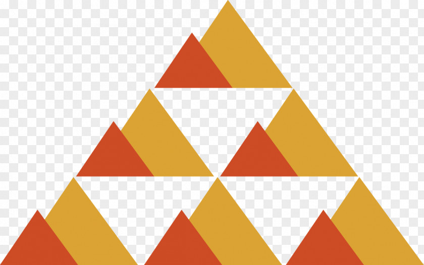 Vector PPT Design Stacked Triangle Icon Stack Euclidean PNG