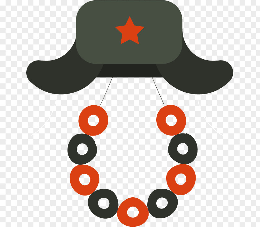 Hat Beads Vector Material Stencil Necklace PNG