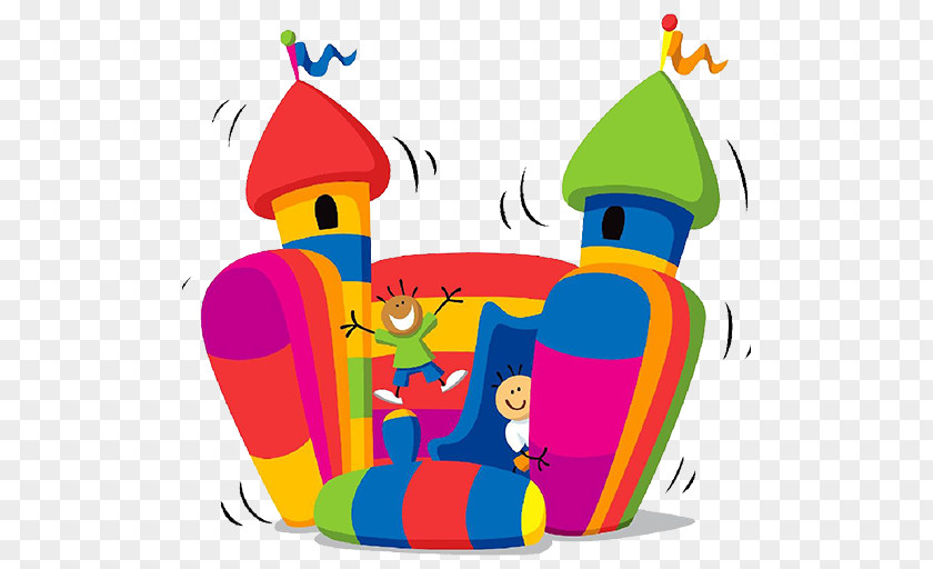 Inflatable Summer Cartoon Bouncy Bouncers Playground Slide Castle Party PNG