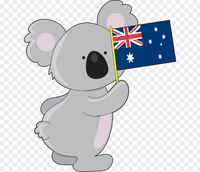 Koala Flag Of Australia Clip Art PNG