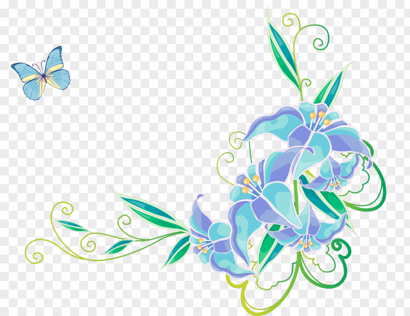 Sun Butterfly Flower Clip Art PNG