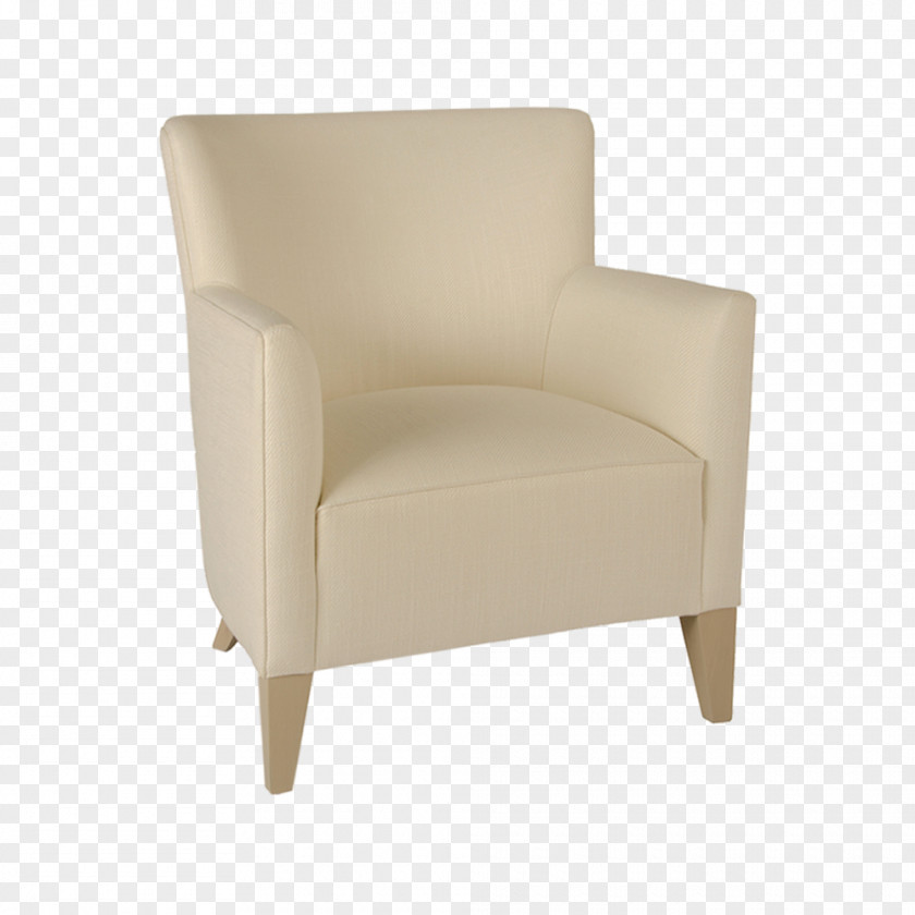 Textile Furniture Designs Club Chair Beige Angle PNG