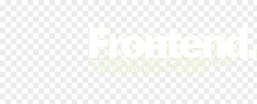 Frontend Brand Logo Line Font PNG