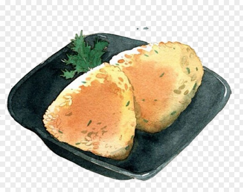 Two Bun Illustration Vegetarian Cuisine Steamed Bread Caesar Salad Food PNG