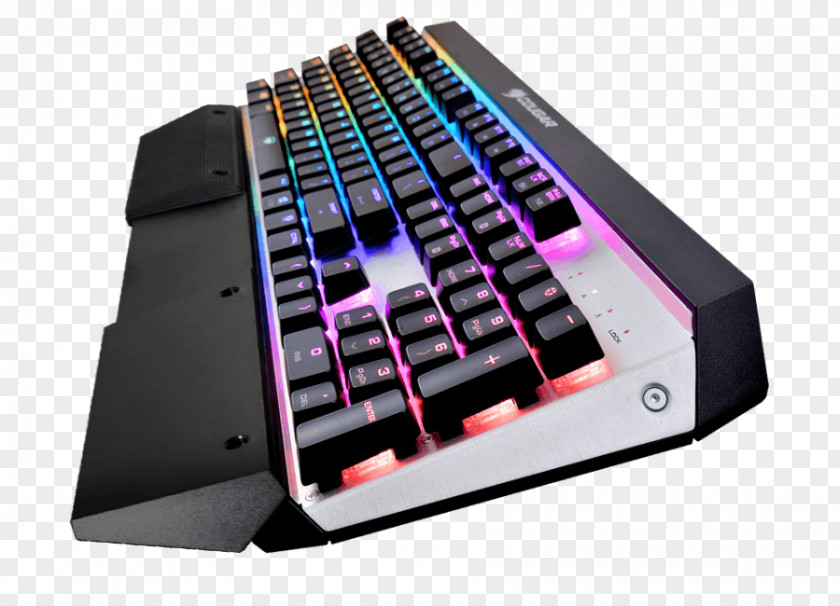 USB Computer Keyboard Cougar Attack X3 RGB Gaming Keypad Mouse PNG