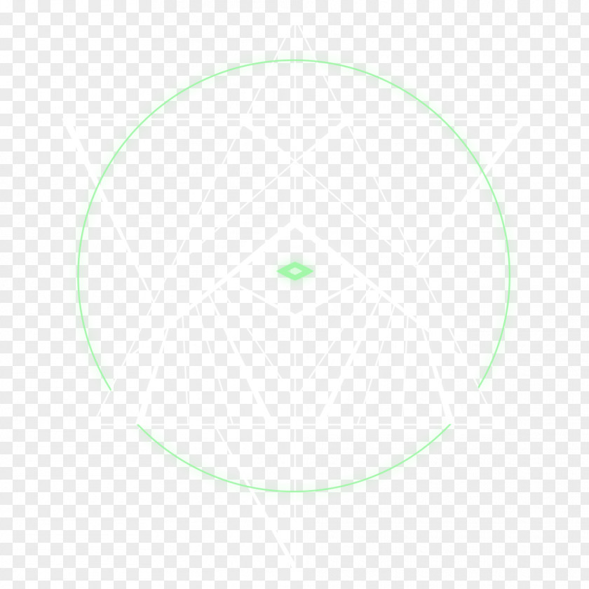 3rd Eye Circle Green Point PNG