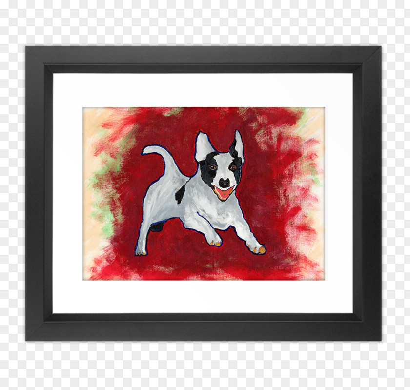 Jack Russell Boston Terrier Cat Art Picture Frames PNG