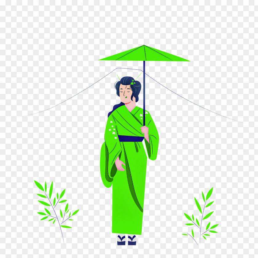 Leaf Green Character Costume Tree PNG