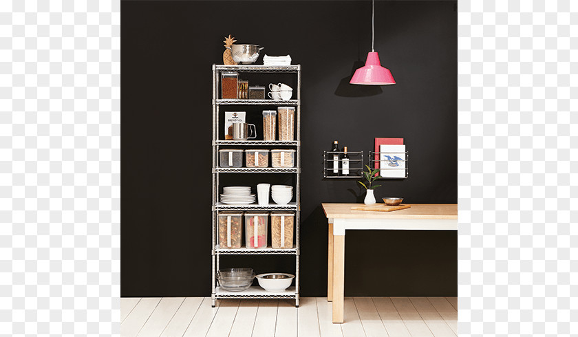 Simple Kitchen Room Shelf Table Bookcase House Home PNG