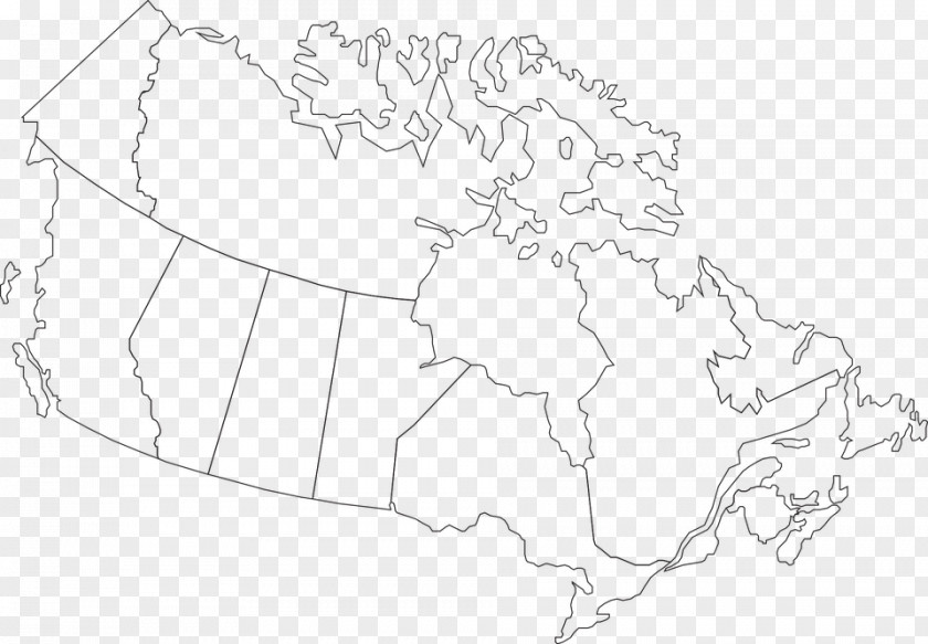 Wit Vector United States Map Canada Blank PNG