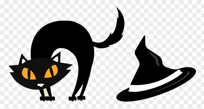 Cat Vector Graphics Illustration Halloween Design PNG