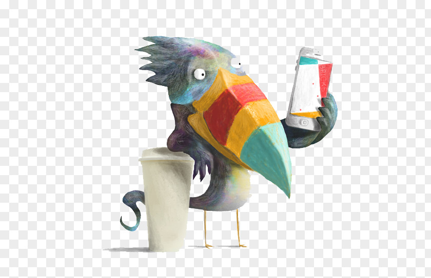 Color Crow PNG