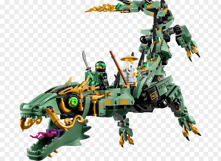 Lord Garmadon Lloyd LEGO 70612 THE NINJAGO MOVIE Green Ninja Mech Dragon Toy Block PNG