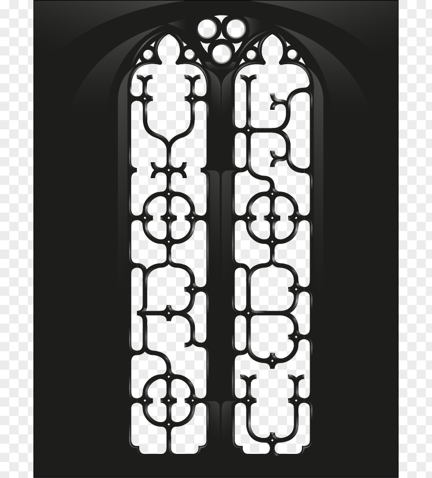 Chinese Windows Pattern Window Stained Glass Grille PNG