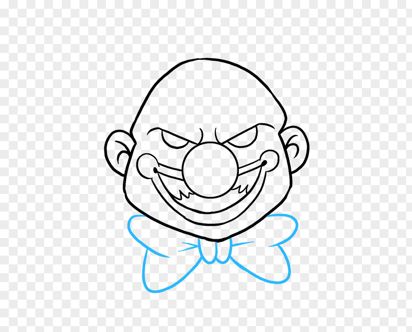 Clown It Drawing Evil Image PNG