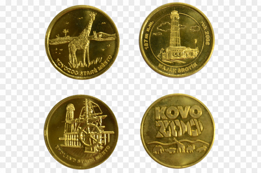 Coin Souvenir Turistická Známka Brass Medal PNG