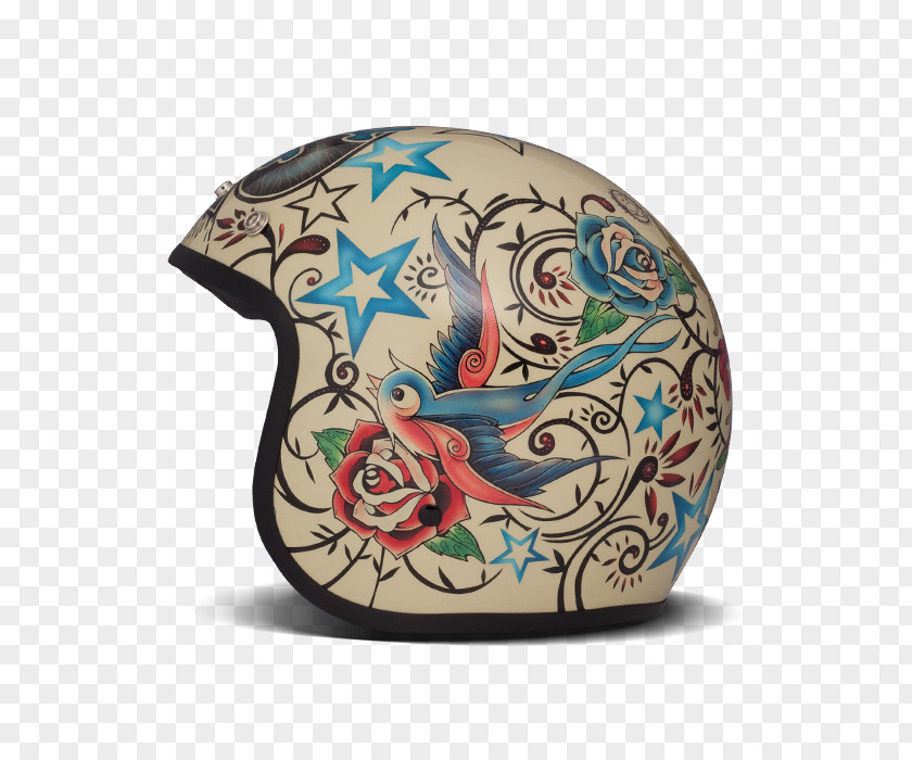 Geisha Tattoo Motorcycle Helmets Scooter Custom PNG