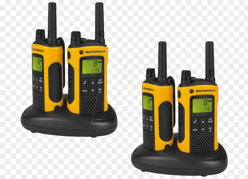 Two-way Radio Motorola TLKR T80 Walkie Talkie Walkie-talkie PMR446 Extreme Quad PNG