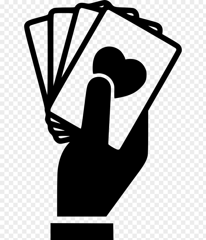 Hand Holding Playing Card Game Suit PNG