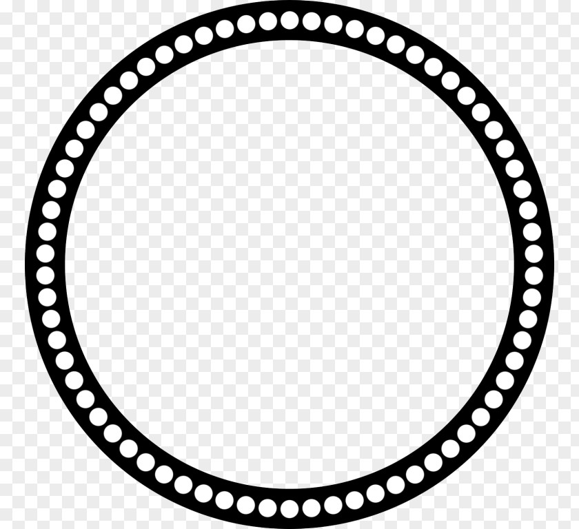 Pearl Border Circle Clip Art PNG