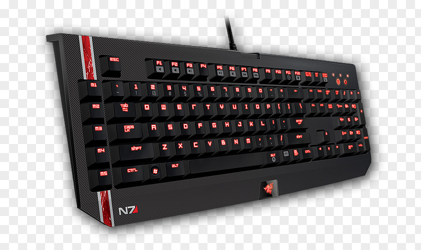 Cutting Edge Haunted House Computer Keyboard Battlefield 3 Mass Effect Razer BlackWidow Ultimate 2016 Gaming Keypad PNG